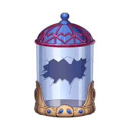 Shattered Glass Container